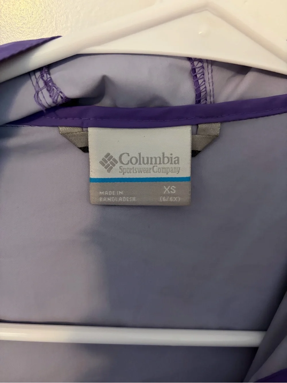 Columbia Purple Kids Raincoat